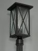 Светильник садово-парковый "Урмия", G3840-1M, 1* Е27  100W IP44  h=2.35m, черный