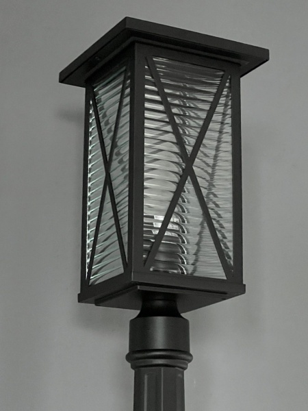 Светильник садово-парковый "Урмия", G3840-1M, 1* Е27  100W IP44  h=2.35m, черный