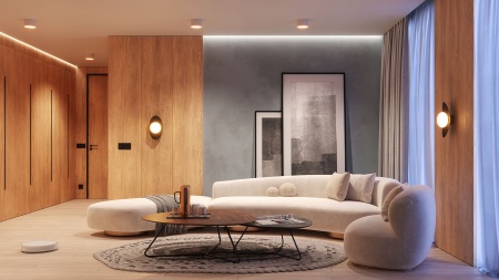 Светильник SP-PERLEN-WALL-L350-6W Warm3200-MIX (BK, 150 deg, 230V, TOUCH-DIM) (Arlight, IP20 Металл, 5 лет)