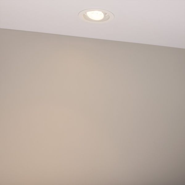 Светильник MS-VORTEX-BUILT-R90-12W Warm3000 (WH-WH, 20 deg, 230V) (Arlight, IP20 Металл, 5 лет)