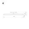 Светильник MAG-ORIENT-TUBE-TURN-L900-30W Warm3000 (BK, 180 deg, 48V) (Arlight, IP20 Металл, 3 года)