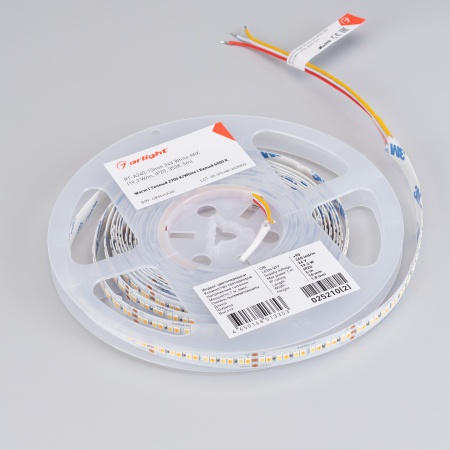 Лента RT-A240-10mm 24V White-MIX (19.2 W/m, IP20, 3528, 5m) (Arlight, Изменяемая ЦТ)