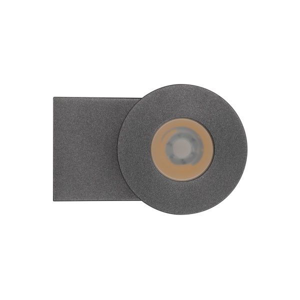 Светильник LGD-RAY-WALL-R65-12W Warm3000 (GR, 6 deg, 230V) (Arlight, IP65 Металл, 3 года)