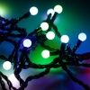 Светодиодная гирлянда ARD-BALL-CLASSIC-D13-20000-BLACK-200LED RGB (230V, 14W) (Ardecoled, IP65)