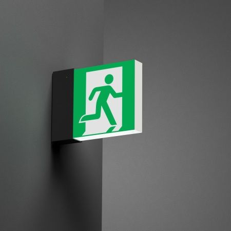 Световой указатель EMG-MARK-S-3H-BK (Arlight, IP40 Металл, 5 лет)