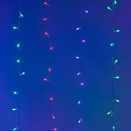 Светодиодная гирлянда ARD-CURTAIN-HOME-1500x1500-CLEAR-144LED RGB (230V, 9W) (Ardecoled, IP20)