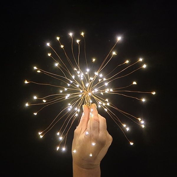 Гирлянда Фейерверк D6301 MD 5 м 5х100 LED IP65 теплый белый