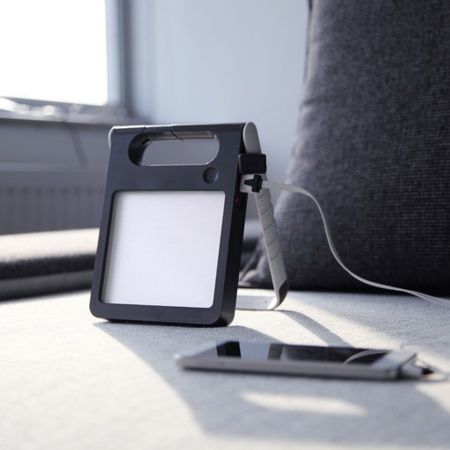 На солнечных батареях светильник Lutec, Оранжевый, Модерн, P9077 Or