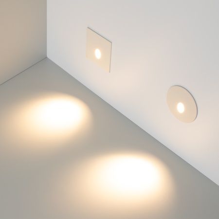 Светильник LT-GAP-S70x70-3W Warm3000 (WH, 30 deg) (Arlight, IP65 Металл, 3 года)