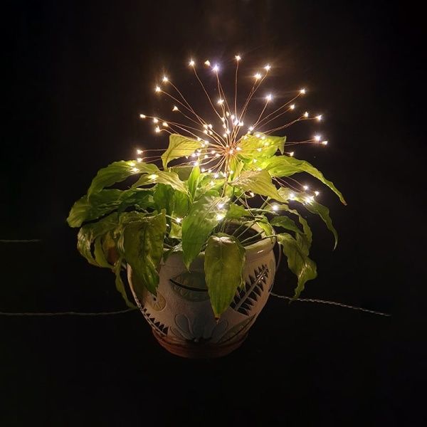 Гирлянда Фейерверк D6304 SD 10 м 10х100 LED IP65 синий