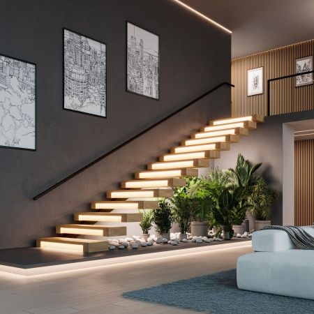 INTELLIGENT ARLIGHT Контроллер лестничный SMART-SPI-302-62-SH-SUF (5-24V, Stair) (IARL, IP20 Пластик, 5 лет)