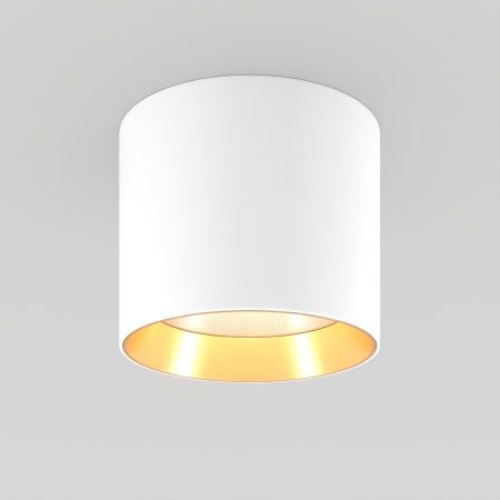 Светильник SP-BISCOTTO-R90-8W Warm3300-MIX (WH-GD, 80 deg, 230V) (Arlight, IP54 Металл, 5 лет)