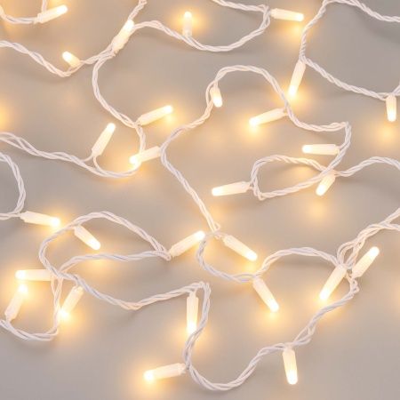 Светодиодная гирлянда ARD-STRING-CLASSIC-10000-WHITE-100LED-MILK-PULSE Warm (230V, 7W) (Ardecoled, IP65)