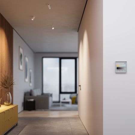 INTELLIGENT ARLIGHT Сенсорная панель SMART-DALI-301-11-1G-4SC-DIM-IN White (BUS/24V, Touch, 2.4G) (IARL, IP20 Пластик, 5 лет)