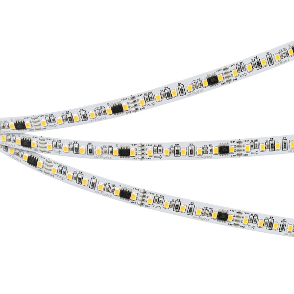 Лента SPI-A120-10mm 24V Warm3000-PX6-BPT (11 W/m, IP20, 2835, 5m) (Arlight, бегущий огонь)
