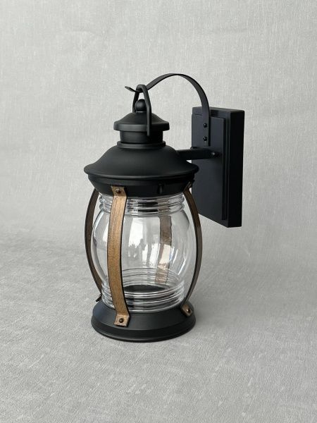Светильник садово-парковый "Варна", G3962, 1*Е27 60W  IP44, black+ wood