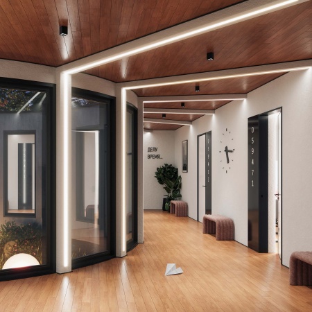 Профиль LINIA45-FANTOM-2000 ANOD (Arlight, Алюминий)