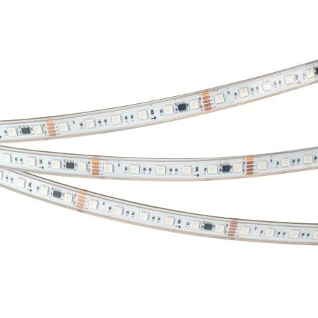 Лента герметичная DMX-PS-B60-15mm 24V RGB-PX6 (15W/m, IP67, 5060, 5m) (Arlight, бегущий огонь)