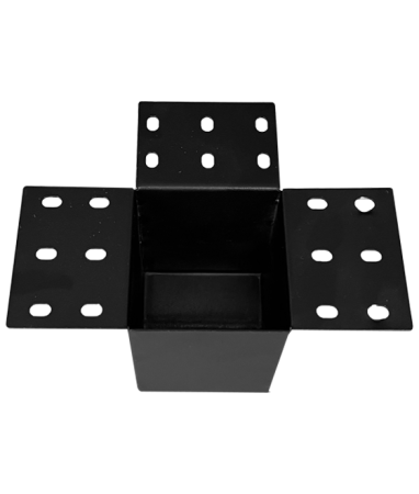 Соединитель для линейных светильников, "Т"-образный, черный, Connektor-2