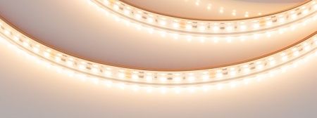 Лента герметичная IC-PS-A120-10mm 24V Warm2700 (9.6 W/m, IP67, 2835, 10m) (Arlight, стабилизированная)