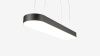 Светильник подвесной овальный черный SILED LARGO 1800х160х100 (44 Вт)