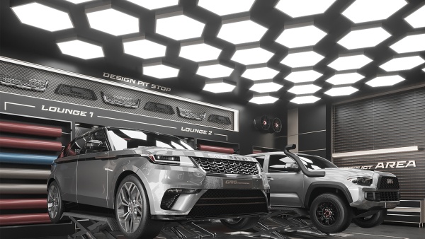 Светильник шестиугольник подвесной белый SILED HEXAGO 500х430х100 (24 Вт)