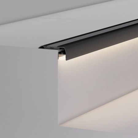 Профиль STAIR-W65-2000 ANOD BLACK (Arlight, Алюминий)