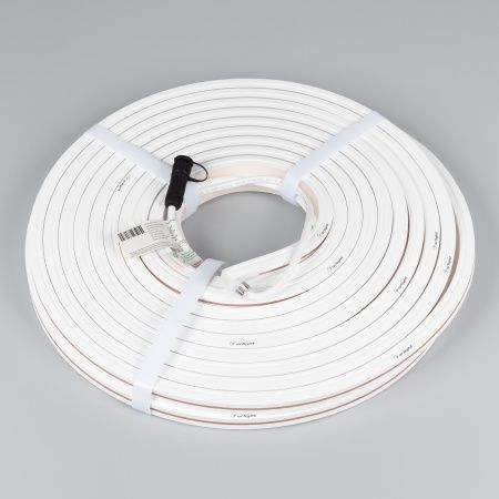 Лента герметичная MOONLIGHT-TOP-X320-13x12mm 24V Day4000 (5 W/m, IP67, sauna, 15m, wire x2) (Arlight, Вывод вниз, 3 года)