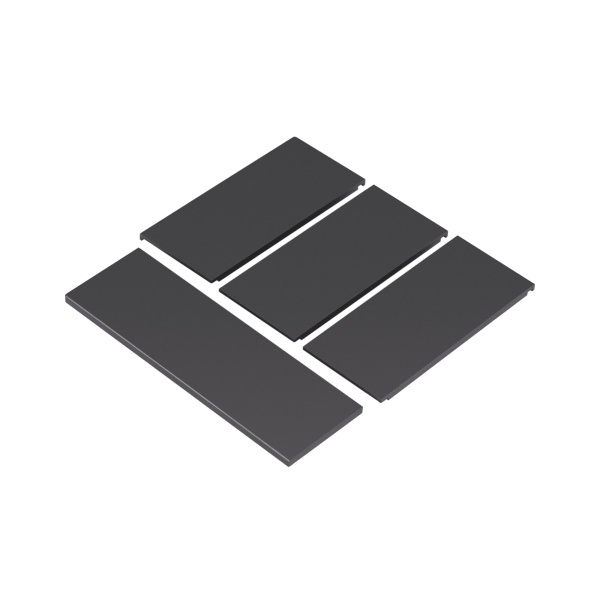 INTELLIGENT ARLIGHT Накладка панели KNX-23-4G-SUF Dark Grey (Backlightless) (IARL, IP20 Металл, 2 года)