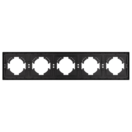 Рамка пластиковая FRM-TENDO-SFPL-5-BK (Arlight, -)