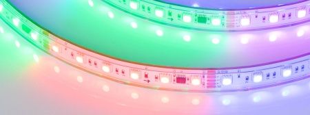 Лента герметичная DMX-PS-B60-15mm 24V RGB-PX6 (15W/m, IP67, 5060, 5m) (Arlight, бегущий огонь)