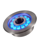 Светильник для фонтанов, DC12V 36W(12*3W) IP68 RGB, сатин-никель, UG8212-1