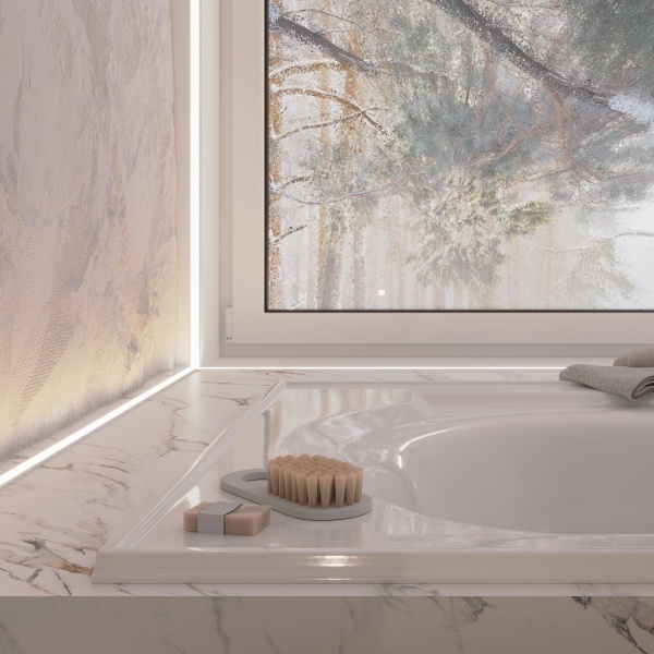 Лента герметичная RTW-PR-A128-10mm 24V Warm3000 (9.6 W/m, IP66, 2835, 5m) (Arlight, высок.эфф.150 лм/Вт)