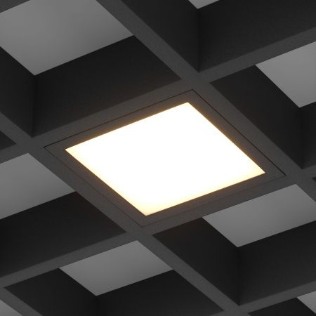 Светильник DL-GRIGLIATO-S190x190-24W Day4000 (BK, 100 deg, 230) (Arlight, IP40 Металл, 5 лет)