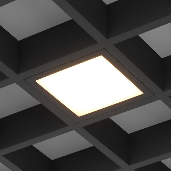 Светильник DL-GRIGLIATO-S190x190-24W Day4000 (BK, 100 deg, 230) (Arlight, IP40 Металл, 5 лет)