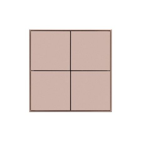 INTELLIGENT ARLIGHT Кнопочная панель KNX-304-23-IN Champagne (BUS, Frame) (IARL, IP20 Металл, 2 года)