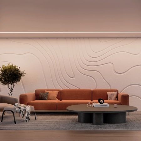 Профиль STRETCH-32-CEIL-CENTER-2000 WHITE (Arlight, Алюминий)