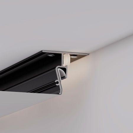 Профиль STRETCH-SHADOW-CEIL-2000 BLACK (A2-CONTOUR-PRO) (Arlight, Алюминий)