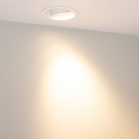 Светильник MS-VORTEX-BUILT-R110-20W Warm3000 (WH-WH, 40 deg, 230V) (Arlight, IP20 Металл, 5 лет)