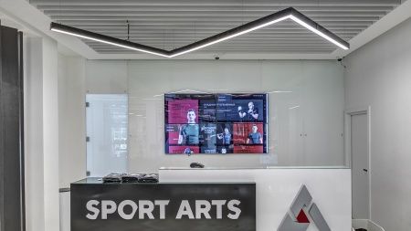 Подвесной светильник зигзаг черный SILED SNAKE-01-PROF 640х210х50х70 (25 Вт)