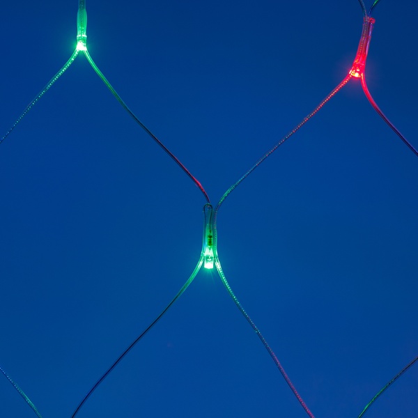 Светодиодная гирлянда ARD-NETLIGHT-HOME-1500x1000-CLEAR-96LED RGB (230V, 9W) (Ardecoled, IP20)