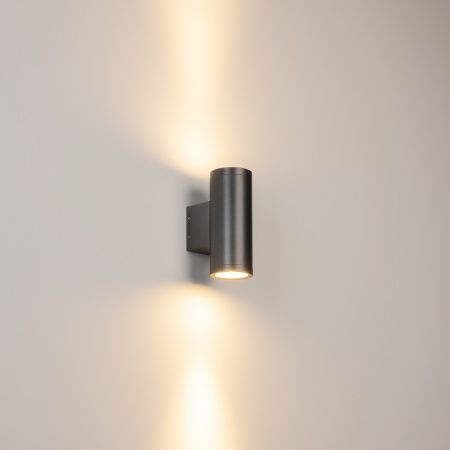 Светильник LGD-RAY-WALL-TWIN-R65-2x9W Warm3000 (GR, 23 deg, 230V) (Arlight, IP65 Металл, 3 года)