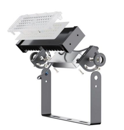 Наборный светодиодный модуль, 50W 6400К 6000Lm 300*70*32, черный, G7105-1