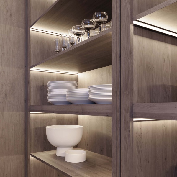 Профиль SL-KANT-H18-2000 BLACK (Arlight, Алюминий)