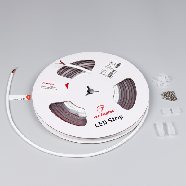 Лента герметичная CSP-PFS-X320-10mm 24V Warm2700 (10 W/m, IP68, TWP100, 5m) (Arlight, -)