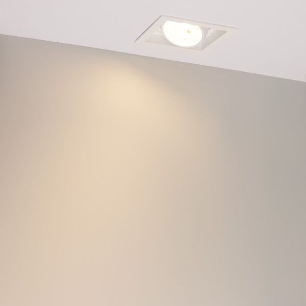 Светильник MS-VORTEX-BUILT-S140x140-30W Warm3000 (WH-WH, 50 deg, 230V) (Arlight, IP20 Металл, 5 лет)