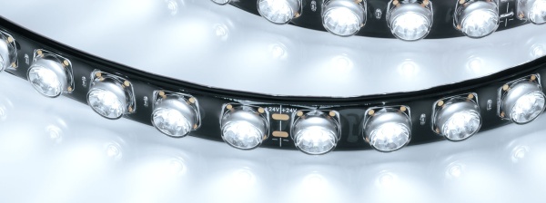 Лента герметичная FLT-PS-A42-BLACK-23mm 24V White6000 (21 W/m, IP67, 15deg, 5m) (Arlight, -)