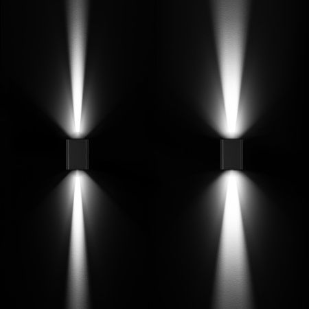 Светильник LGD-WALL-VARIO-S104x129-2x6W Warm2700 (GR, 1-80 deg) (Arlight, IP54 Металл, 3 года)