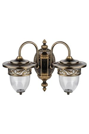 Настенный светильник YAOHUA LUX, Черный с золотой патиной, Классика, 87202L 2 Gb