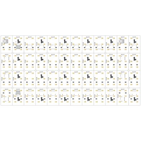 Лист LX-480-2835-576-24V White-MIX CRI90 (240mm, 15W, IP20) (Arlight, -)
